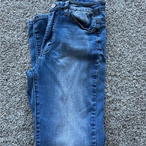 KanCan Women's Skinny Jeans in Deep Blue